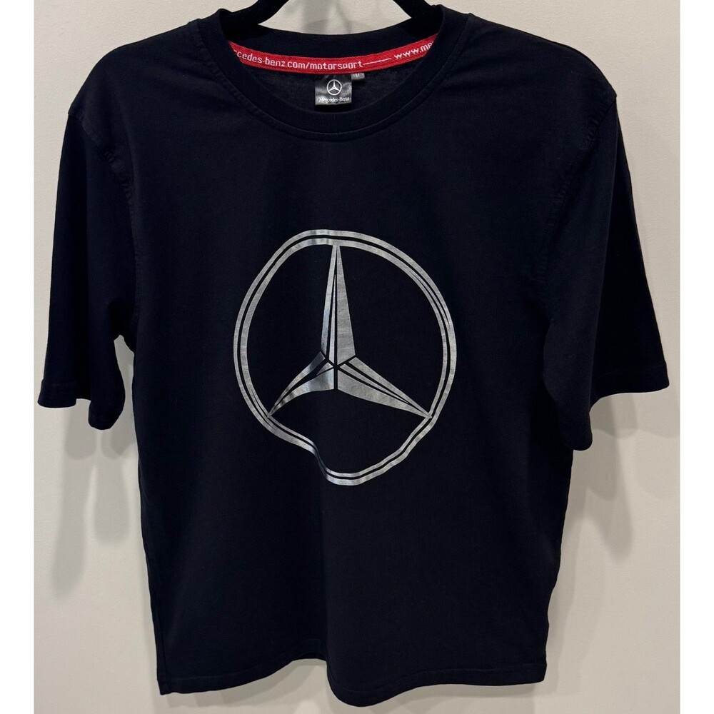 Mercedes Benz Motorsport T-Shirt - Men's Medium - Black / Silver  Formula 1   F1
